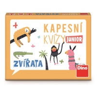 Dino Kapesní kvízy Junior - Zvířátka - Cestovní hra