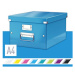 LEITZ WOW Click & Store A4 28.1 x 20 x 37 cm, modrá