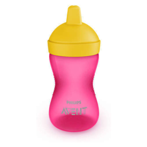 AVENT Netekoucí hrneček 300 ml, tvrdá hubička -  růžová