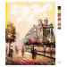 Malování podle čísel - PŘEKRÁSNÁ PAŘÍŽ Rozměr: 40x50 cm, Rámování: vypnuté plátno na rám
