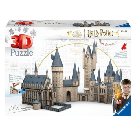 Puzzle Harry Potter: Bradavický hrad - Velká síň a Astronomická věž 2v1 MPK Toys