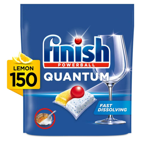 Tablety do myčky Finish Quantum All in 1 - Lemon Sparkle, 150 ks