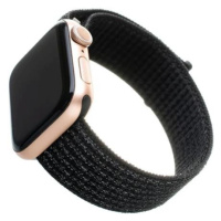 FIXED Nylon Strap nylonový pásek pro Apple Watch 38/40/41mm reflexně černý
