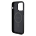 Zadní kryt Guess PU Leather 4G Colored Ring MagSafe pro Apple iPhone 14 Pro Max, černá
