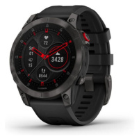 Garmin epix (Gen 2) Sapphire, černé/ černý silikonový řemínek