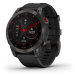 Garmin epix (Gen 2) Sapphire, černé/ černý silikonový řemínek