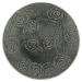 Tmavě zelený ozdobný talíř Antic Line Roses, ⌀ 25,5 cm