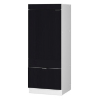 Vicco VYSOKÁ SKŘÍŇ Fame-Line, Černý pruhovaný/Bílá, 60 cm