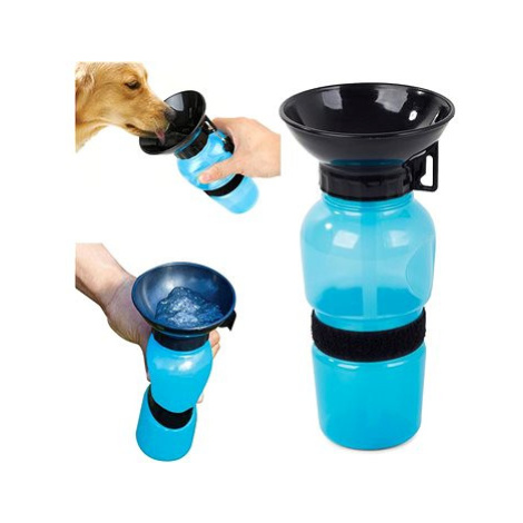 Verk Cestovní láhev pro psy s miskou - 0,5 l