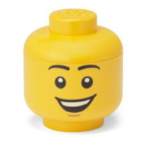 LEGO úložná hlava (mini) - šťastný chlapec