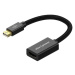 AlzaPower AluCore Mini DisplayPort (M) to HDMI (F) 4K 30Hz černý