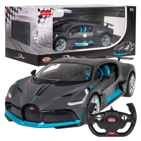 mamido Autíčko na dálkové ovládání RC Bugatti Divo 1:14 stříbrné
