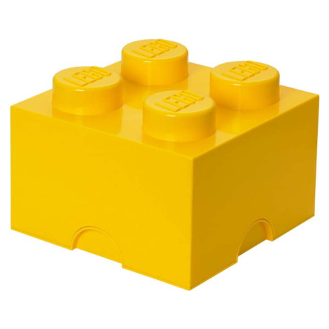 Žlutý úložný box čtverec LEGO®