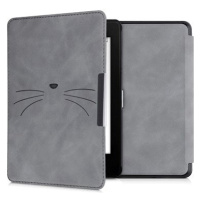 KW Mobile - Meow Meow - KW4897514 - pouzdro pro Amazon Kindle Paperwhite 4 (2018) - šedé