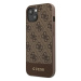 Guess GUHCP13SG4GLBR hard silikonové pouzdro iPhone 13 Mini 5.4" brown 4G Stripe Collection