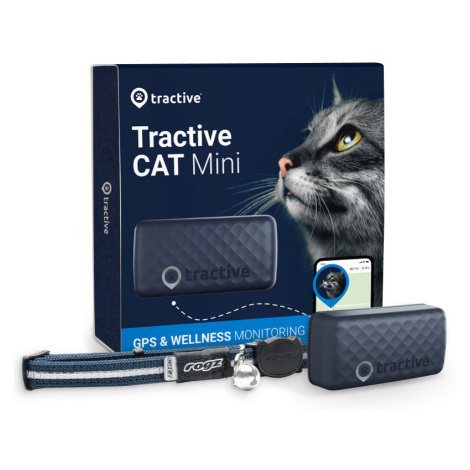 Tractive GPS Cat Mini - GPS tracker pro kočky Tmavě modrá