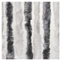 Brunner Dekorativní závěs proti hmyzu do dveří karavanu, 100x205 cm šedá/bílá