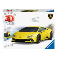 Ravensburger Lamborghini Huracán Evo žluté 3D 108 dílků