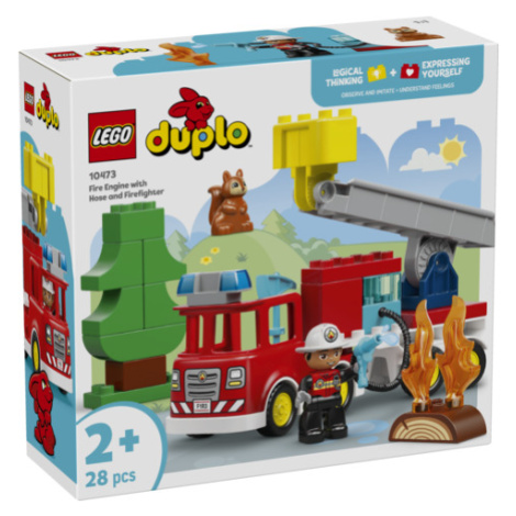 LEGO LEGO® DUPLO® Hasičské auto s hadicí a hasičem 10473