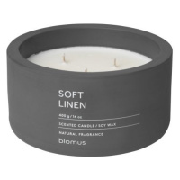 Vonná svíčka Soft Linen - kulatá