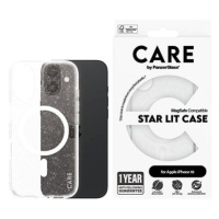 PanzerGlass CARE kryt Apple iPhone 16 MagSafe Star Lit třpitivý/bílý + záruka proti žloutnutí