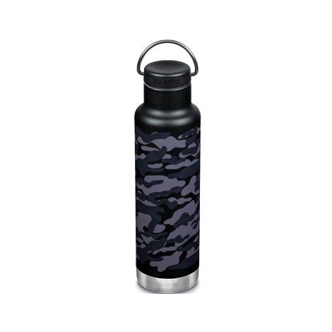 Klean Kanteen Insulated Classic w/Loop Cap, black camo, 592 ml