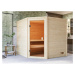 Interiérová finská sauna 195x195 cm Dekorhome
