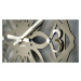 Flexistyle z21c - velké nástěnné kovové hodiny s průměrem 50 cm