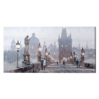 Obraz na plátně Richard Macneil - Charles Bridge, 2 - 100×50 cm