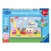 Prasátko Peppa: Peppino dobrodružství 2x12 dílků Ravensburger