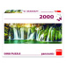 Puzzle Plitvické vodopády 2000 dílků panoramic - Dino