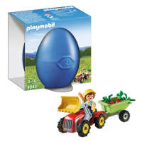 Playmobil 4943 chlapec s dětským traktorem, vajíčko