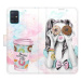 iSaprio flip pouzdro Donut Worry Girl pro Samsung Galaxy A51