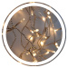 SOLIGHT 1V40-WW LED vánoční závěs, rampouchy, 120 LED, 3m x 0,7m, přívod 6m, venkovní, teplé bíl