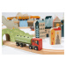 Dřevěná vláčkodráha vysokohorská Mountain View Train Set Tender Leaf Toys cesta kolem světa přes