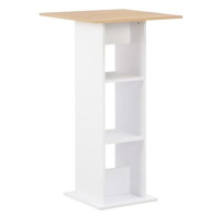 Barový stůl bílý 60x60x110 cm