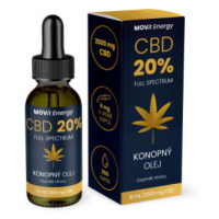 MOVit CBD 20% Full Spectrum konopný olej 10ml