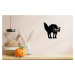 Vsepropejska Kočka dřevěná dekorace na zeď Rozměr (cm): 35 x 33, Typ: Kočka 9, Dekor: Černá