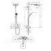 HANSGROHE Pulsify S Sprchový set s termostatem, průměr 26 cm, 3 proudy, EcoSmart, chrom 24221000