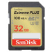 SanDisk SDHC karta 32GB Extreme PLUS SDSDXWT-032G-GNCIN