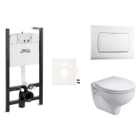 Cenově zvýhodněný závěsný WC set Jika do lehkých stěn / předstěnová montáž+ WC Kolo Rekord SIKOJ