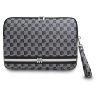 DKNY PU Leather Checkered Pattern and Stripe pouzdro na notebook 13/14