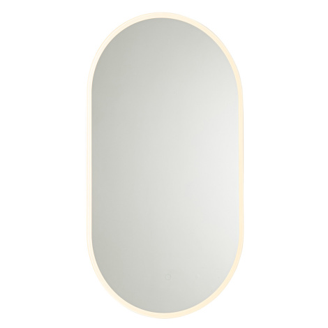 Moderní koupelnové zrcadlo včetně LED a dotykového stmívače - Bouwina QAZQA