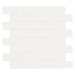 Mozaika Dom Comfort G white brick 33x33 cm mat DCOGMB10