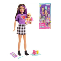 Barbie Chůva s miminkem a doplňky GRP11