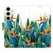 iSaprio flip pouzdro Exotic Flowers 02 pro Samsung Galaxy S24