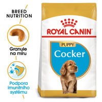 Royal Canin Cocker Puppy - granule pro štěně kokršpaněla - 3kg