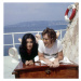 Fotografie John Lennon and Yoko Ono at the Hotel du Cap Eden Roc, Antibes, 1970, 40 × 40 cm