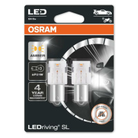 OSRAM LED P21W 7506DYP-02B AMBER 12V 2W BA15s