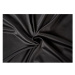 Kvalitex Saténové prostěradlo Luxury Collection 80 × 200 cm černé Výška matrace do 22 cm